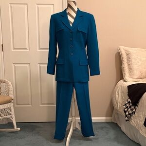 Rare vintage Kasper and Company A SL suit, jacket and pant